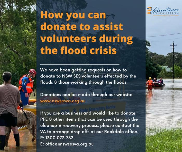 How you can help Volunteers during the flood crisis