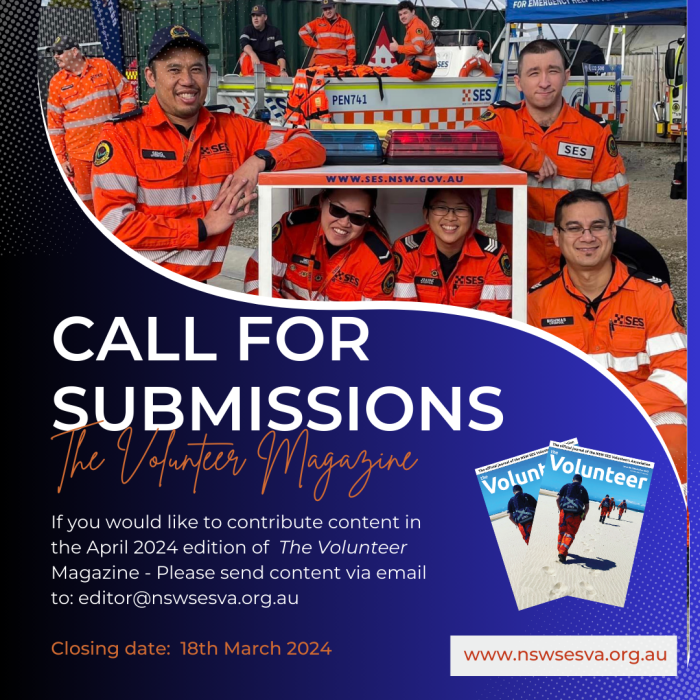 The Volunteer Magazine - Submissions open - April 2024 Edition